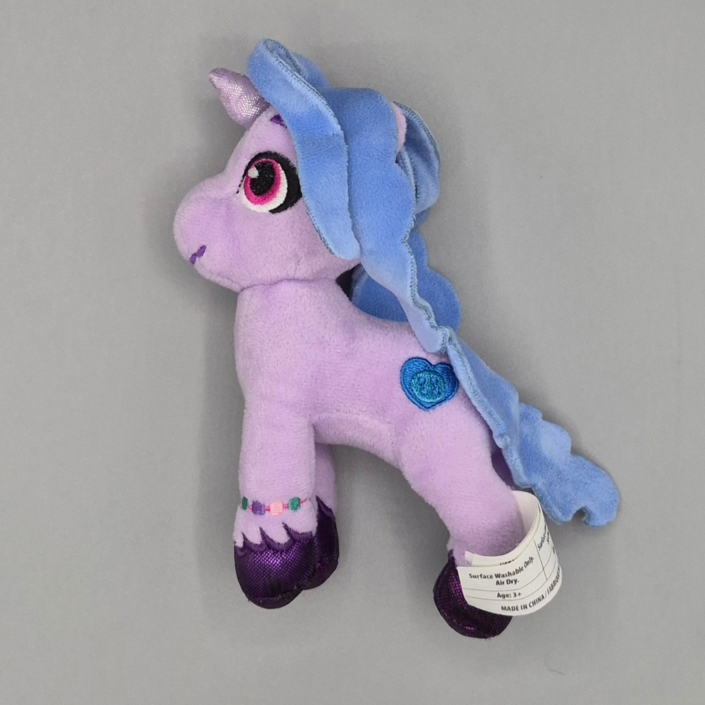 My Little Pony Izzy Moonbow Plush Purple Unicorn Toy Just Play 2021 7 inch